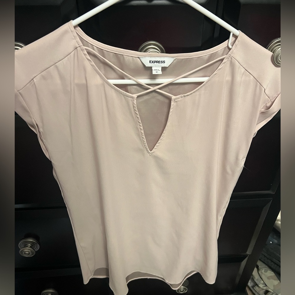 Express silk shirt